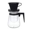 Heat-Resistant Glass Rilassa Iced Coffee, Black, 1000ml, Dripper Pot, K8966CS-BK