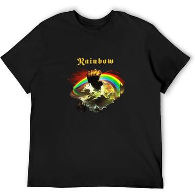 ALL NONE Men's T Shirt Rainbow Rising Ritchie Blackmore Rock Carefully Designed, Every Design Is Just Right