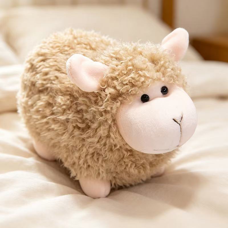 The latest Kawaii series of sheep figurines, plush toys, dolls, cartoon cartoons, cute pillows, children's birthday gift dolls