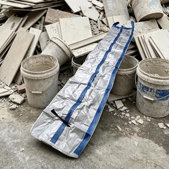 10 Fuß Bauabfallrutschen Schwerlast-Abfallrutschen Abschnitt Reißfeste Müllrutschen zur Entsorgung von Bauschutt
