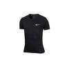 MILER T Shirts Men's Black Crew Neck Moderate Straight Fit AT3952-010