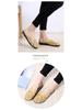 Spring/Summer Women's Genuine Leather Casual Low-Top Flat Slippers, Sizes 35-46, Plus Size Available