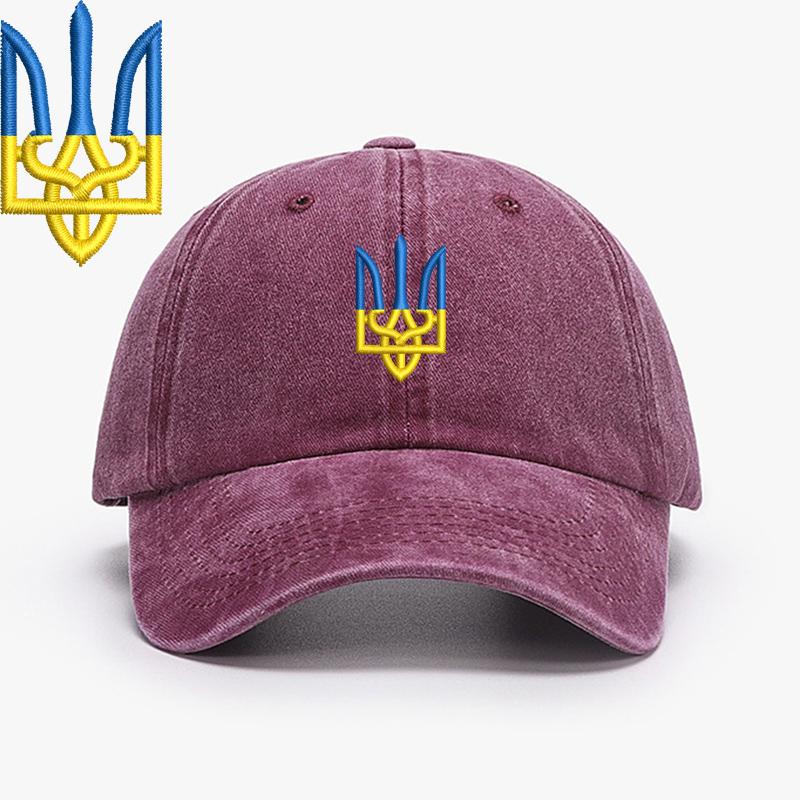 Embroidery Ukraine Trident Symbol Spetsnaz Special Forces Men Baseball Caps Brass Buckle Dad Caps Snapback Adjustable