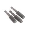 5Pcs/Set Hex Shank Head Tungsten Carbide Steel Rotary Burr Die Grinder Bit Shank Carving Kit For Mold Polishing Grinding Tool