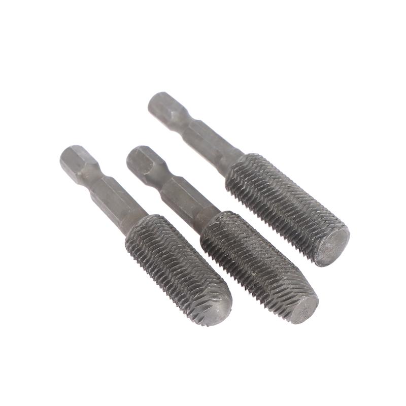 5Pcs/Set Hex Shank Head Tungsten Carbide Steel Rotary Burr Die Grinder Bit Shank Carving Kit For Mold Polishing Grinding Tool