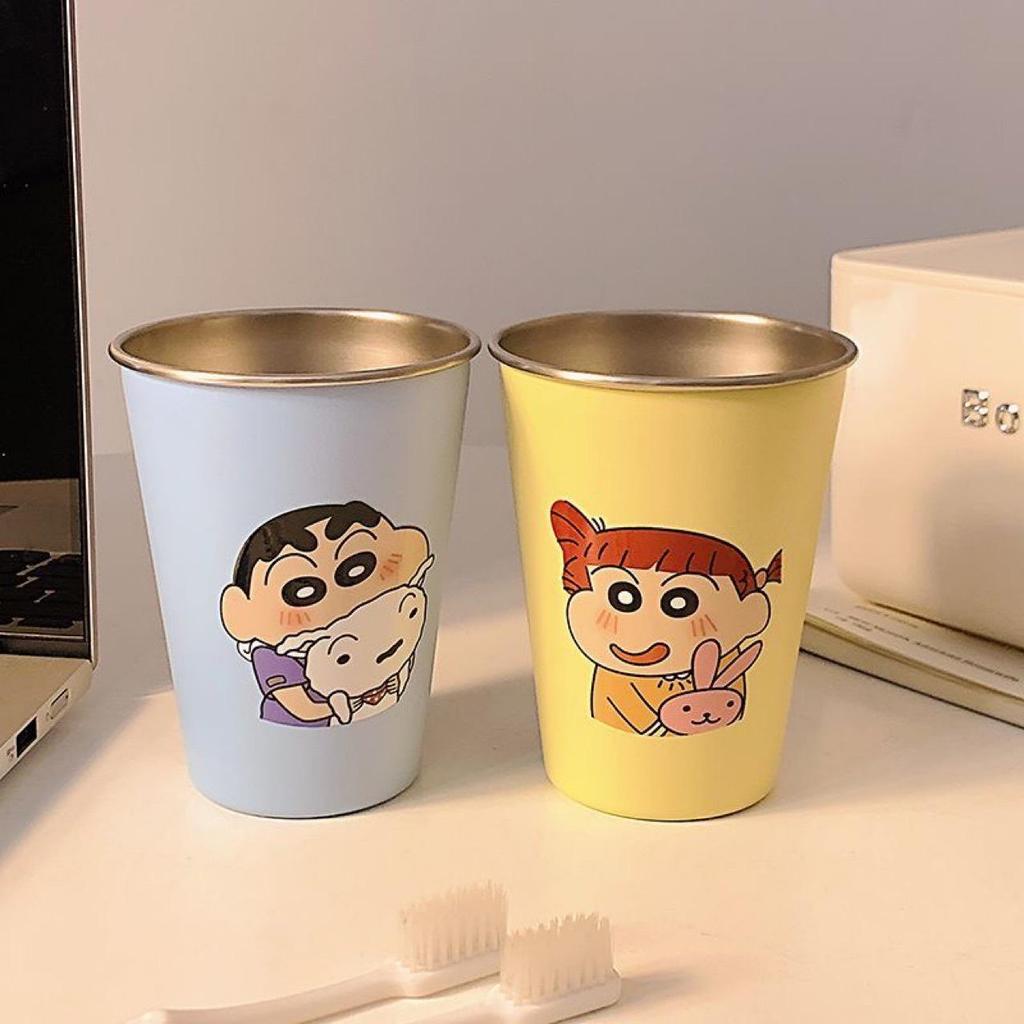 Crayon Shin-chan Couples' Cute Cartoon Toothbrush Cup Set