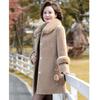 Women's Mid-Length Faux Fur Lined Padded Winter Coat
