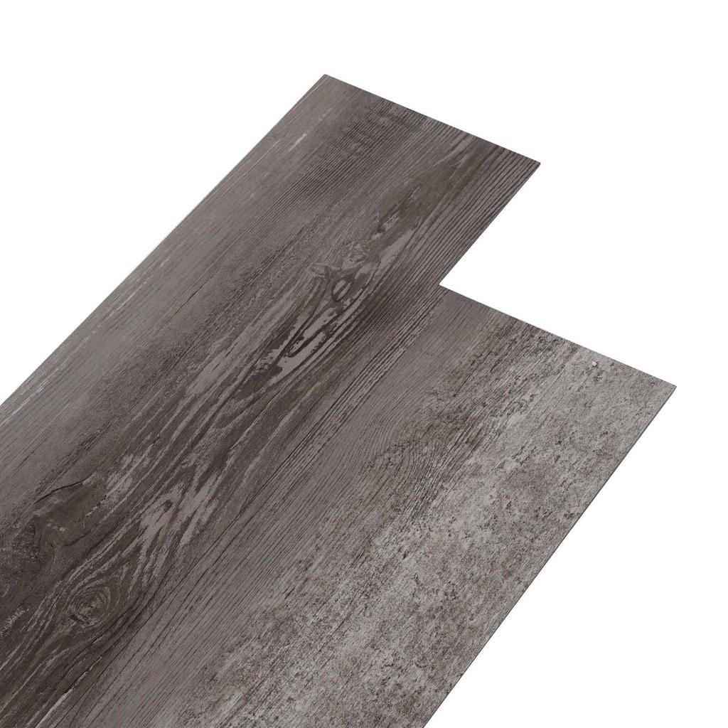 Floor Planks 18 Pcs Brown 5.26 M² PVC
