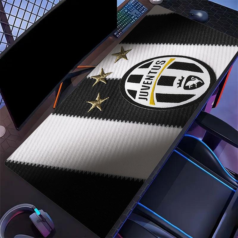 Juventus Mouse Pad, Large Gaming Desk Mat, Non-slip XXL Mousepad for Laptop & Tablet, Mini PC Playmat with Stitched Edges