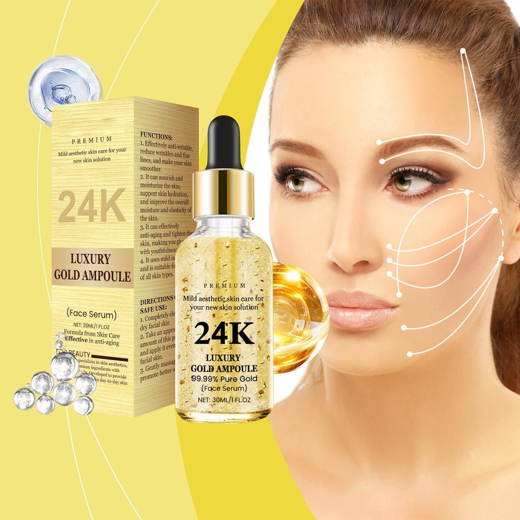 30ml Facial Moisturizing Serum, Firm And Lift Facial Skin, Fade Fine Lines, Soften Cutin, Moisturize And Beautify Skin 30ml