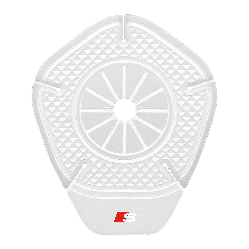 

2 шт. Захисний чохол для склоочисників автомобіля, ковпачок склоочисника від пилу для Audi A3 A4 B5 B6 A3 8P 8V 8L A5 A6 C6 C5 A1 A7 A8 Q2 Q3 TT RS3 RS4 1PCS sline білий