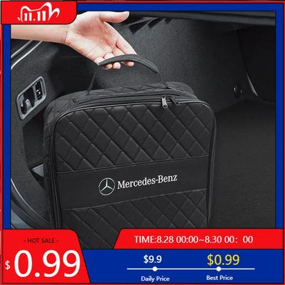 GLC GLB Car NEV Charging Gun Storage Bag EV Organizer Box For Mercedes Benz AMG W203 W206 W220 W205 W211 W212 W201 W210 W108 GL