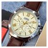 Casio STANDARD Series Classic, Simple, Exquisite, Fashionable, Waterproof, Quartz Movement, Leather Strap, Japanese and Korean Watch, MTP-V300L-9A