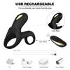 Ring For Penis Vibrator Wireless Vibrator Remote G Spot Vibrating Massager Cock Clitoris Stimulator Anal Men Sex Toys