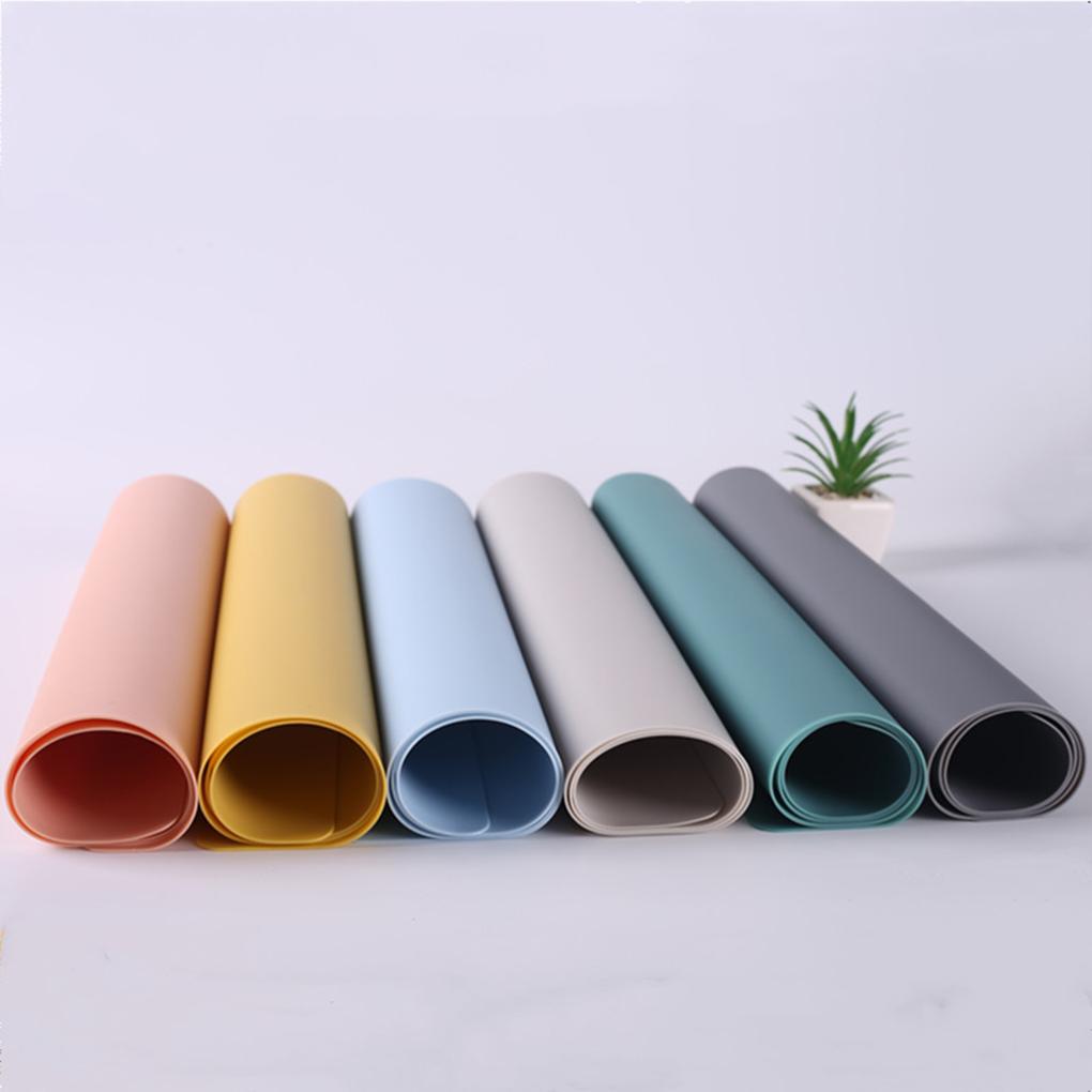 Exquisite Placemat For Dining Table Beautiful And Practical Dining Table Decoration Silicone Mat Light Grey 30*40cm