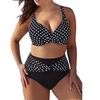 2026Bikini Swimsuit Women's Sense High-waisted Swimsuit Two-piece Beach Bikini