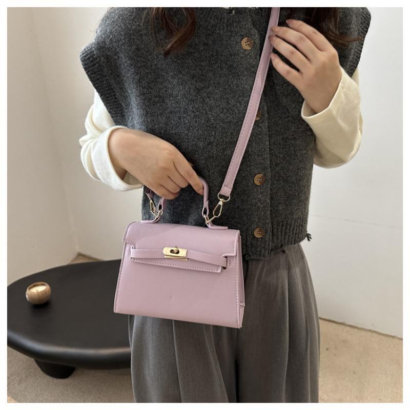 Popular Solid Color Women's Bags Hundred Crossbody Bags Premium Sense Handbags Female