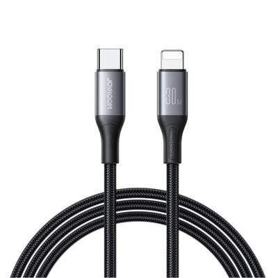 Kabel Przewód USB-C - iPhone Lightning 30W 2m - Czarny