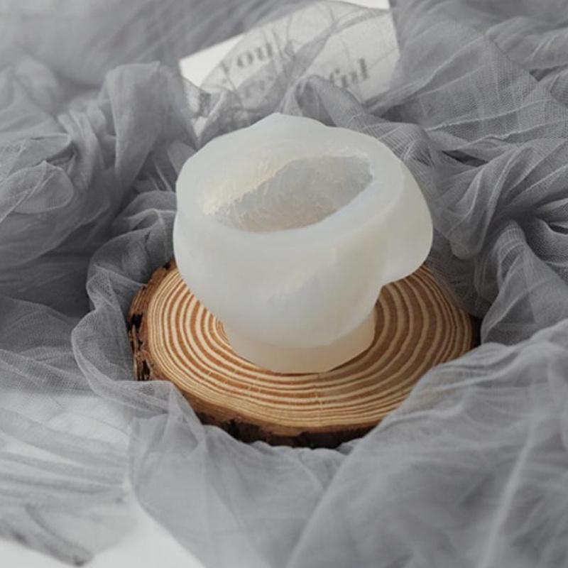 

Силиконовая форма для свечи в форме головы Тедди, DIY форма для ароматерапии, гипсовые формы, ручная работа, гипс для свечей, изготовление поделок из смолы