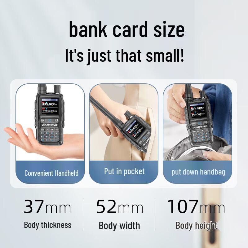 BAOFENG 5R Mini toveisradio (CN versjon)