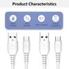 120W Charging Cable USB2.0 Fast Charging Cord Wire for Tablets Phones USB 5Pin/ Type C Quick Charging Data Cable