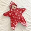 Baby wikkeldeken met print - Flanel - Schrikwikkel voor Kerstmis, Baby slaapzak voor pasgeborenen en uitstapjes