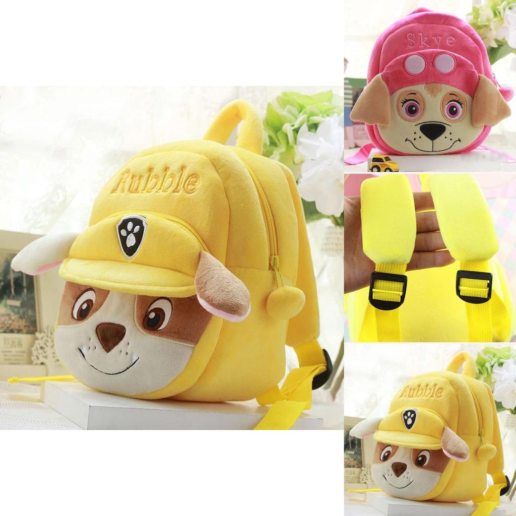 Paw Patrol Plush Backpack Soft Shoulder Bag For Kids Children Schoolbag Gift