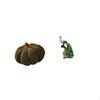 Halloween Pumpkin Pillows Decorative Sofa Cushion And Peacock Statue Animal Sculpture Collection
