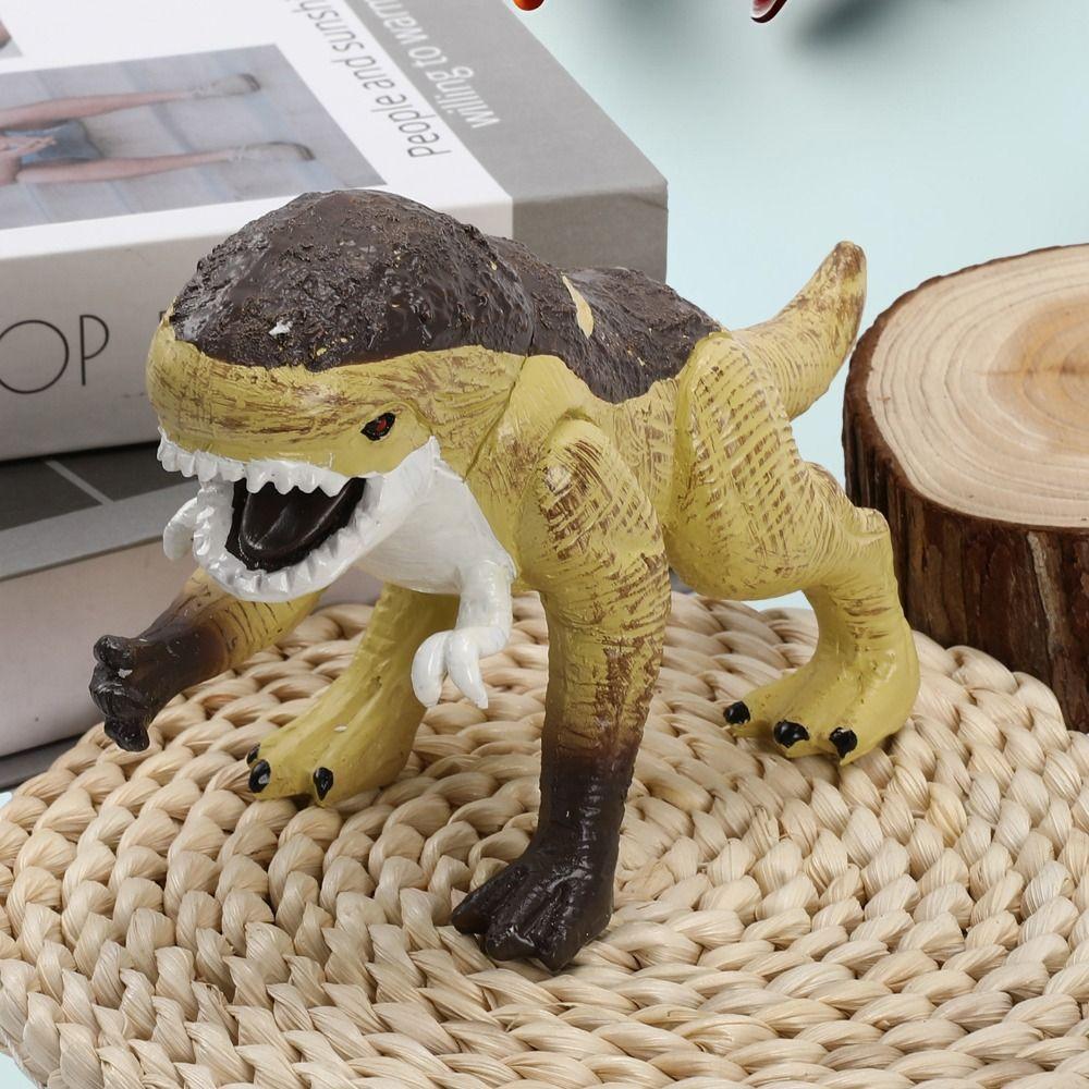 Handmad Simulation Dinosaur Figures Statue Jurassic Dinosaur Miniatures Figurine  Children Toys