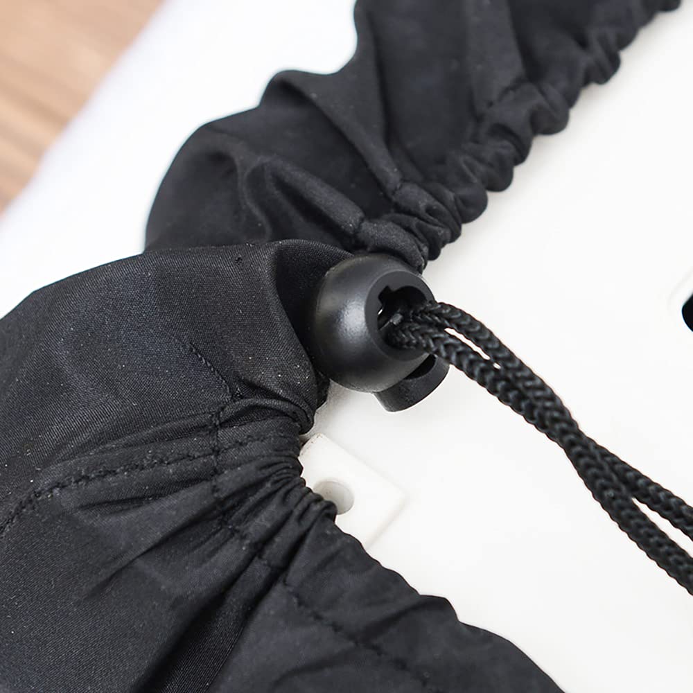 VIEAURA Electronic Piano Cover 88 Keyboard Keyboard Cover Keyboard Protection Dustproof Lightweight Breathable Adjustable Black