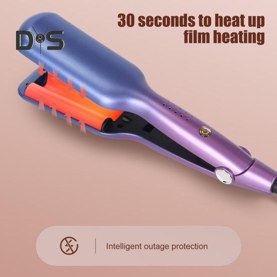 25/32MM Egg Roll Curling Iron 5 Temperature Adjustable French Wave Hair Curler Quick Heating Electric Hair Crimper Waver Women Wavy Hair Curling Wand