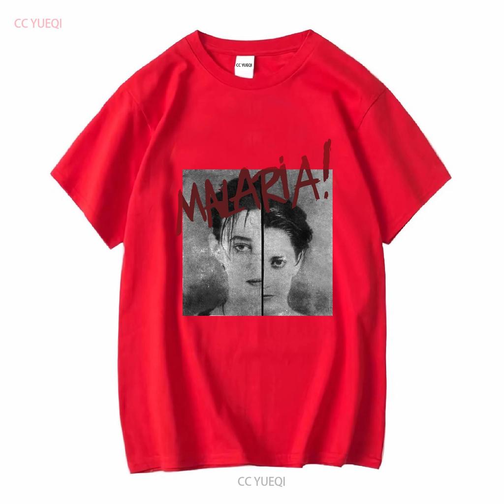 Malaria T Shirt Sz XL NDW Post Punk Goth X Mal Deutschland Nina Hagen Ideal DAF long or short sleeves vintage Washed fashion