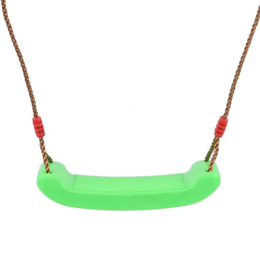 Seat Board Swing Toy Green 44x16.5cm/17.3x6.5in Amusement Accessory for Children Indoor Outdoor
