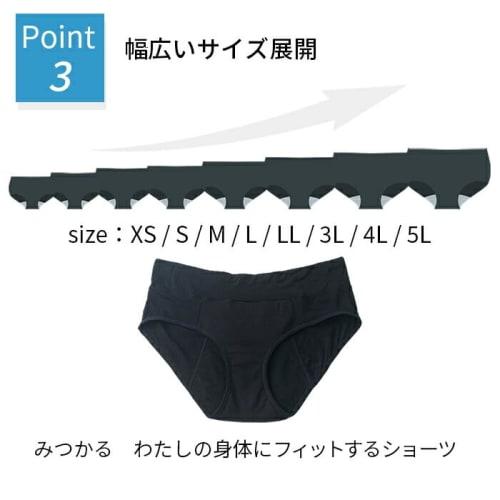 KarlyShop Import absorbent sanitary shorts, stylish, leak-proof, suitable for both heavy and light periods, solid color, wide absorbency, solid color,