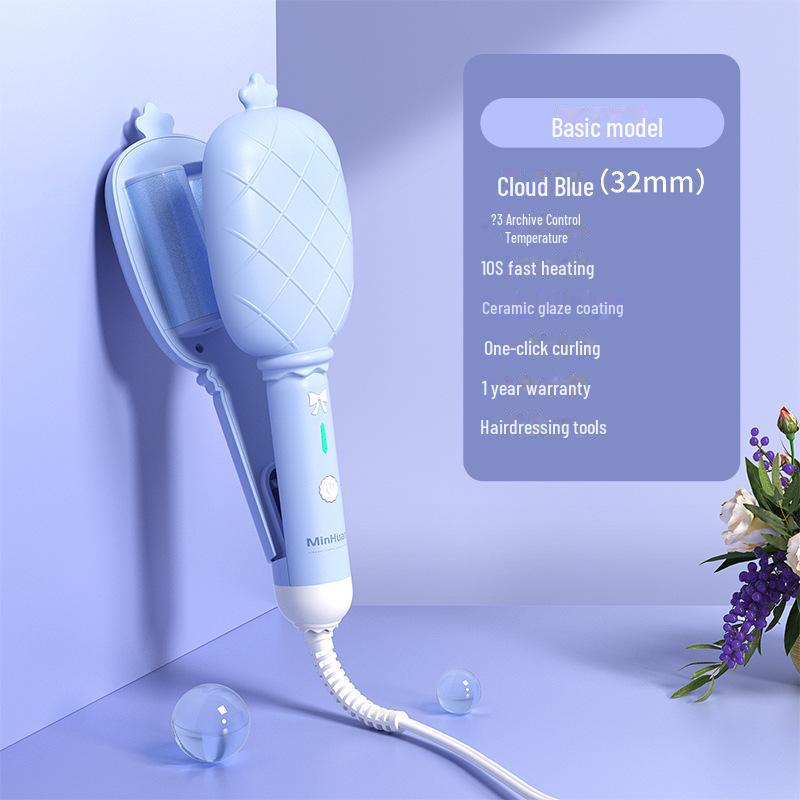 32mm Egg-Style Curling Iron: New Ripple Design for Students