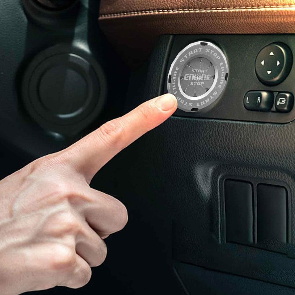 Engine Start Stop Button Cover | Universal Motorcycle Ignition Cover - Spin Ignition Protective
