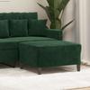 349319 vidaXL Footstool Dark Green 70x55x41 Cm Velvet