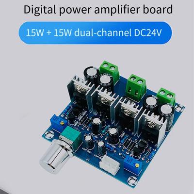 Professional Ircuit Power Amplifier Board 2 Channel 24V Sound Amplifier Circuit Board 15W 15W Class A Amplifier Circuit