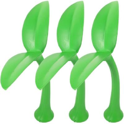 3Pcs 3D Roof Decoration Cute Bean Sprout Car Stickers for Fun Exterior Car Decor Easy Install Anti-Collision Design