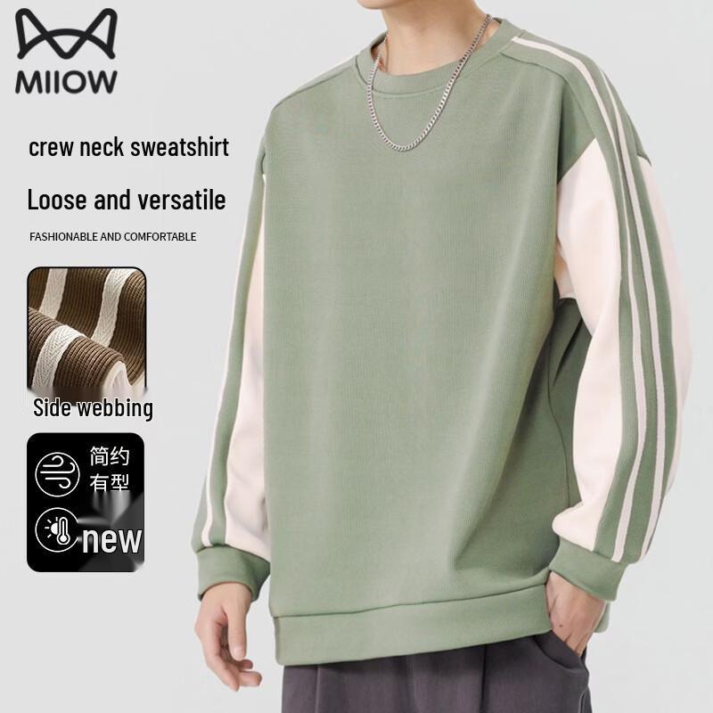 MiiOW Men s Fleece Lined Round Neck Sweatshirt XL 2880₽