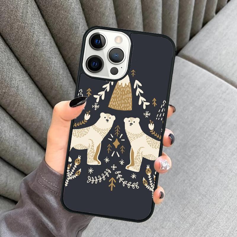 

Polar Bears Otter Animal Phone Case For iPhone 17 Air 16 16e 15 13 14 Pro Max 11 12 Plus 2022 MAX Shell Cover coque iPhone 11pro max