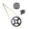 6T Clutch Drum Gear Box 68T Rear Chain Sprocket 25H Chain for 2 Stroke 47cc 49cc Minimoto Pocket