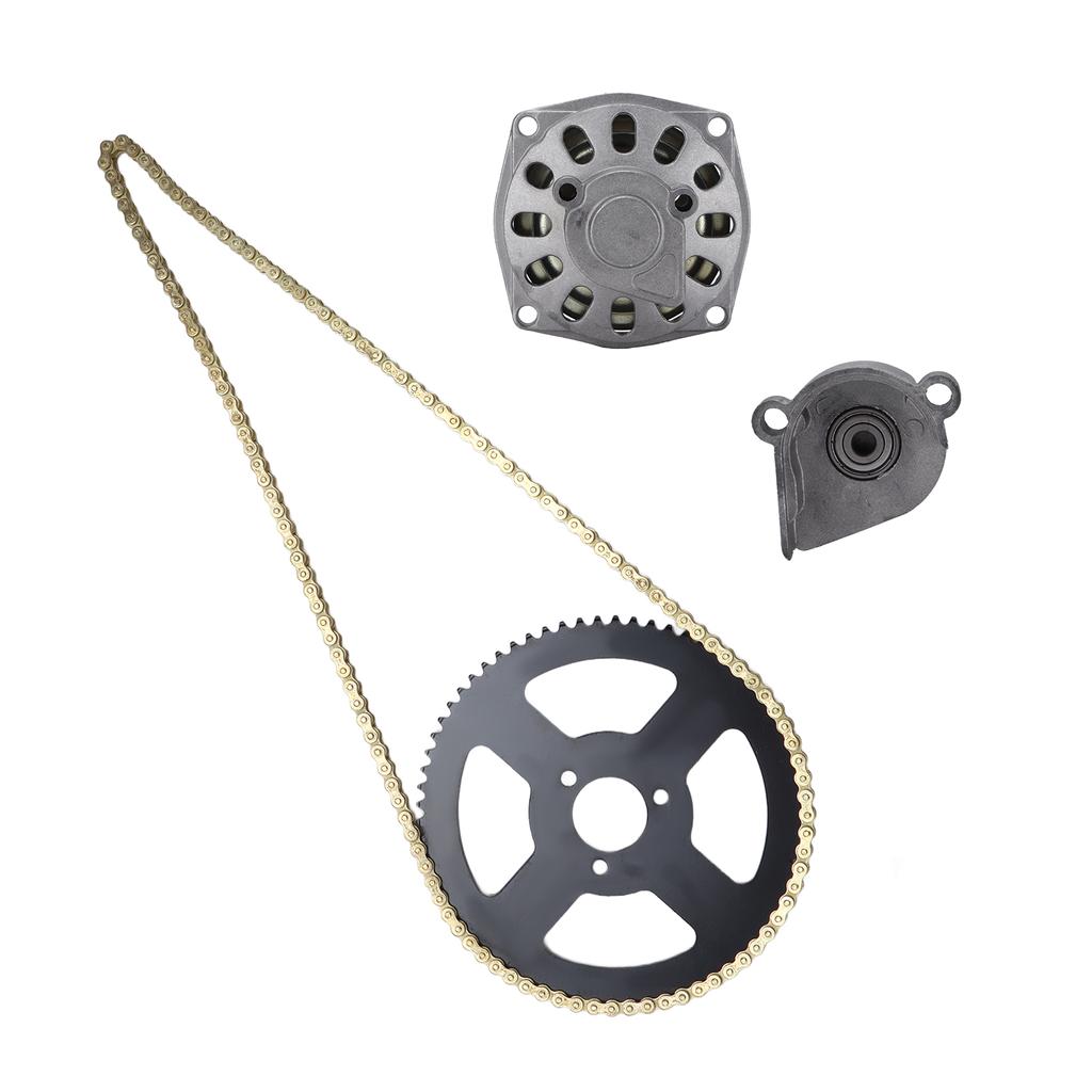 6T Clutch Drum Gear Box 68T Rear Chain Sprocket 25H Chain for 2 Stroke 47cc 49cc Minimoto Pocket