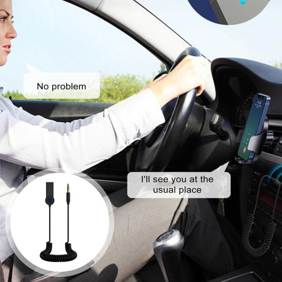 

Автомобильный адаптер USB на 3,5 мм HiFi звук без задержки стабильное соединение Bluetooth совместимый 5.0 автомобильный аудиоприемник