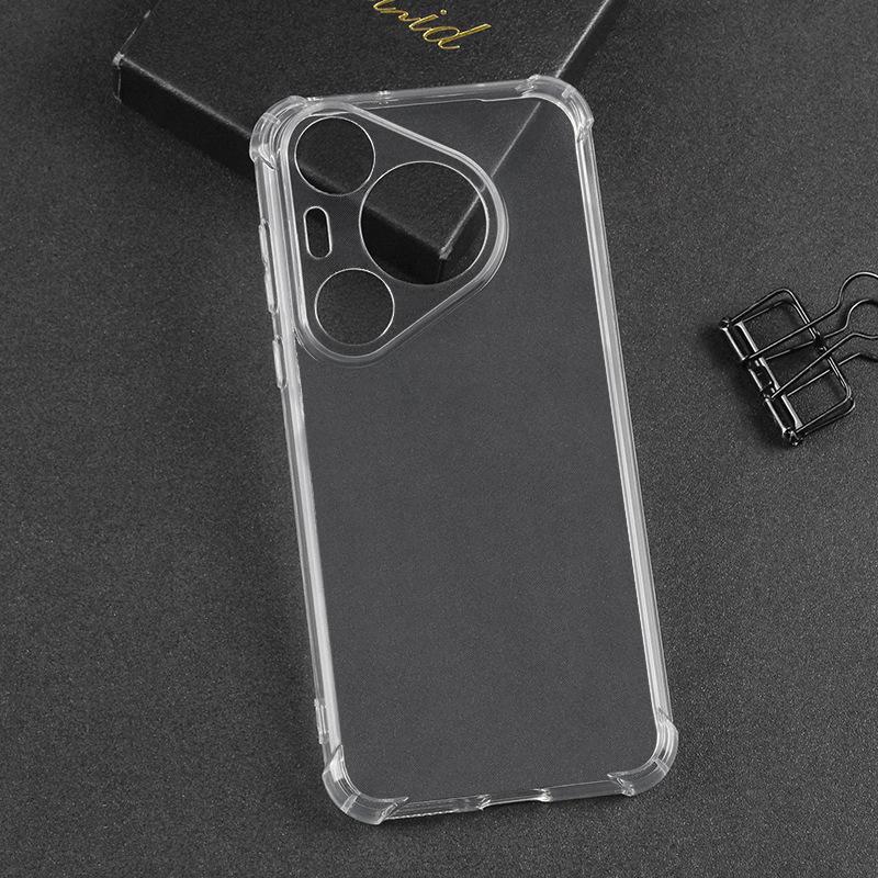 Applicable To Pura 90Ultra Four-corner Anti-drop Mobile Phone Case Huawei MATE 80 PRO 5G Transparent Thickened Protection