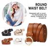 NEW Women PU Leather Waistbands Adjustable Belts Fashion Casual Pin Round Buckle Belts For Waist Strap Jeans Skirt Men Female