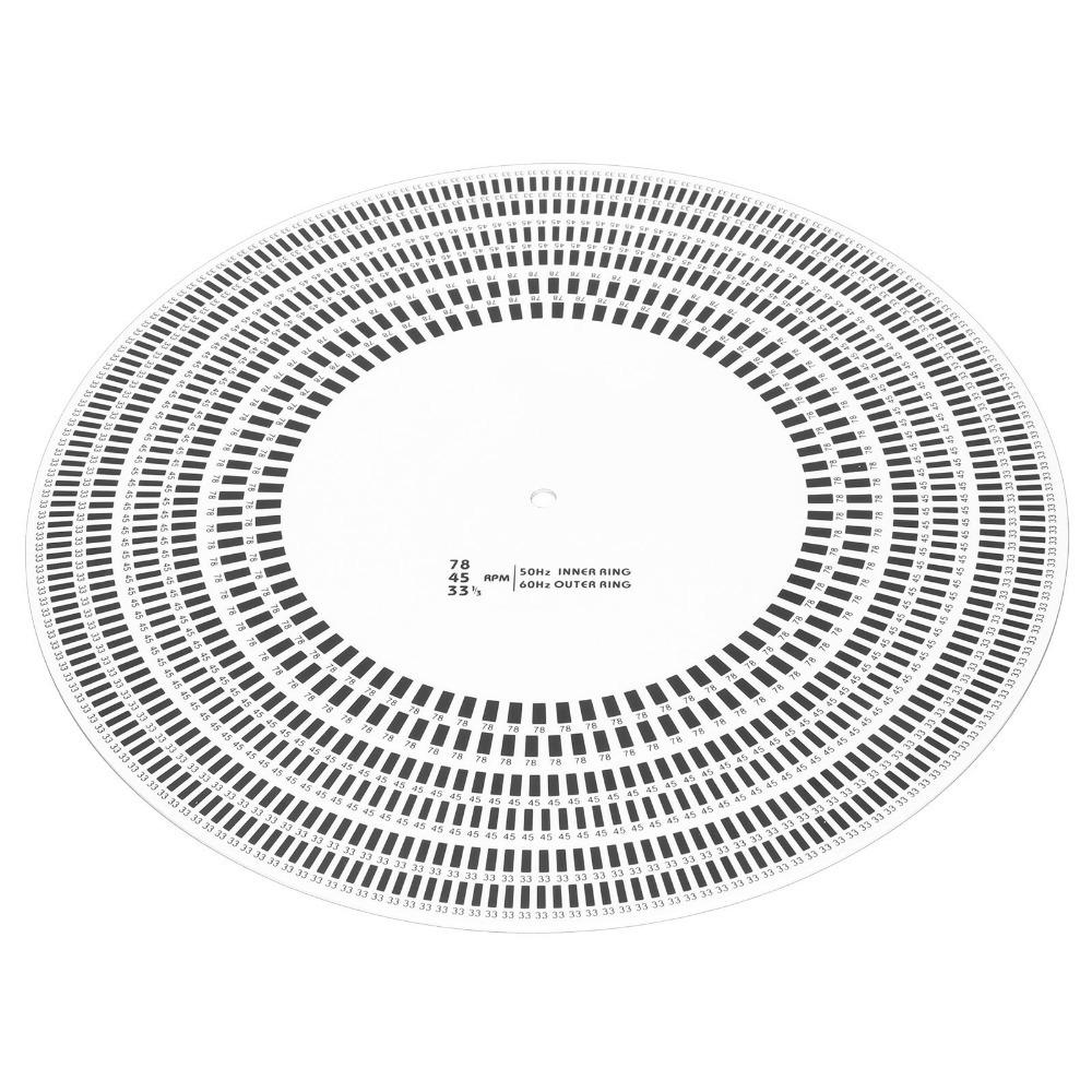 Double-sided Function Stroboscope Disc Strobe Disc Mat for Turntable Maintenance