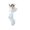 Feather Christmas Hanging Decorations Mesh skirt Angel Girl Doll  Party Supplies