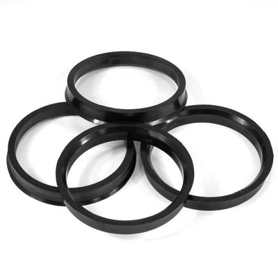 65.1-54.1/56.1/57.1/58.1/59.1/60.1/63.4/64.1mm 4 Stück Schwarzer Kunststoff Radnaben-Zentrierring Kundenspezifische Größen verfügbar Naben-Zentrierring