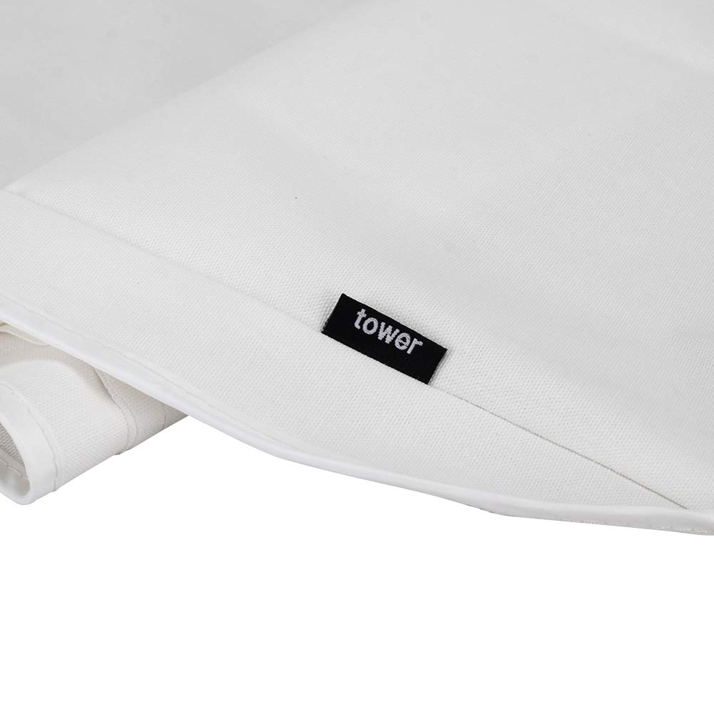 Yamazaki Ironing Board W60 x Tower Model 4019 Cover, White, Approx. D36cm,